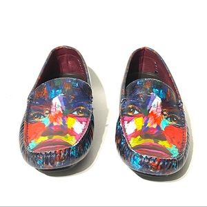 NEW Robert Graham Driving Shoes Loafers Ostra Driver Multi Color Men’s Size 9